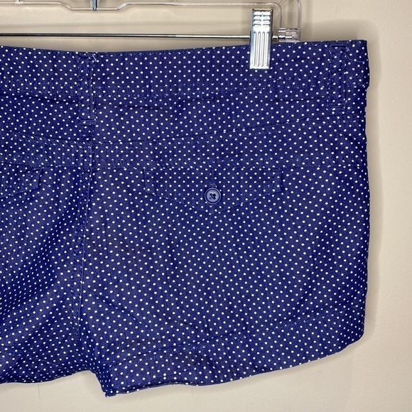 American Rag Blue Cotton Blend Polka Dot Short Size 9 - Picture 10 of 15